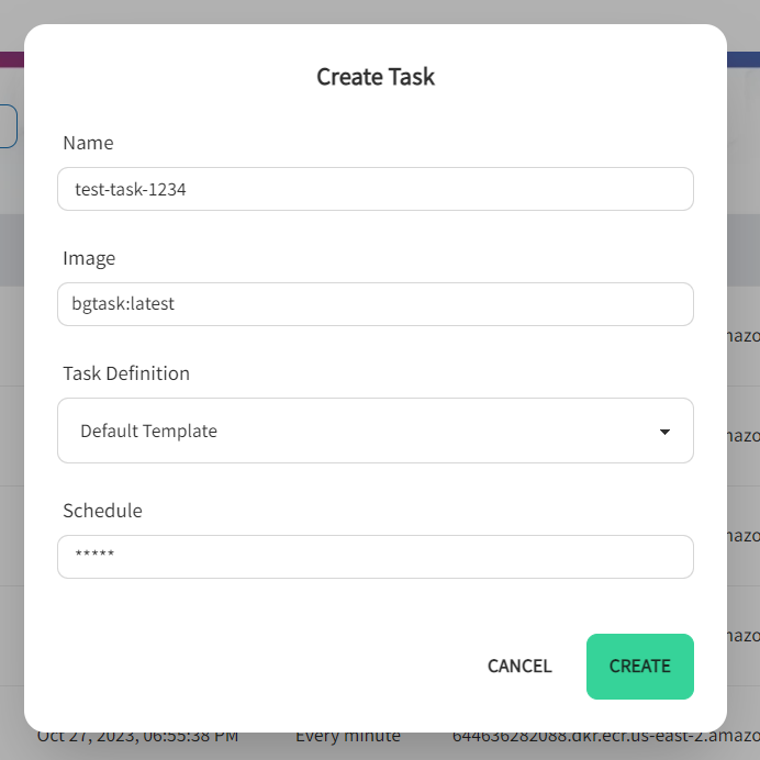 Create Task Form