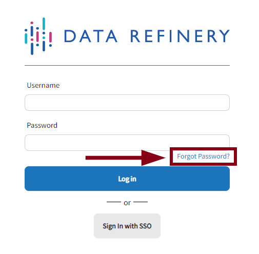 Forgot Password Button