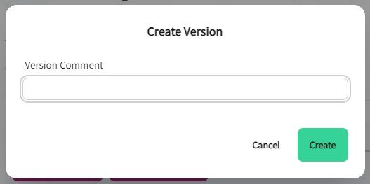 Create Version Form