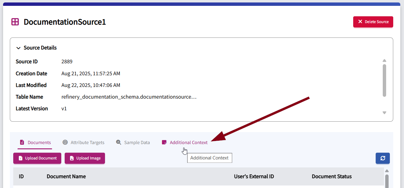 Additional Context Tab